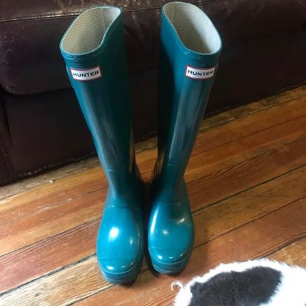Teal Hunter Boots